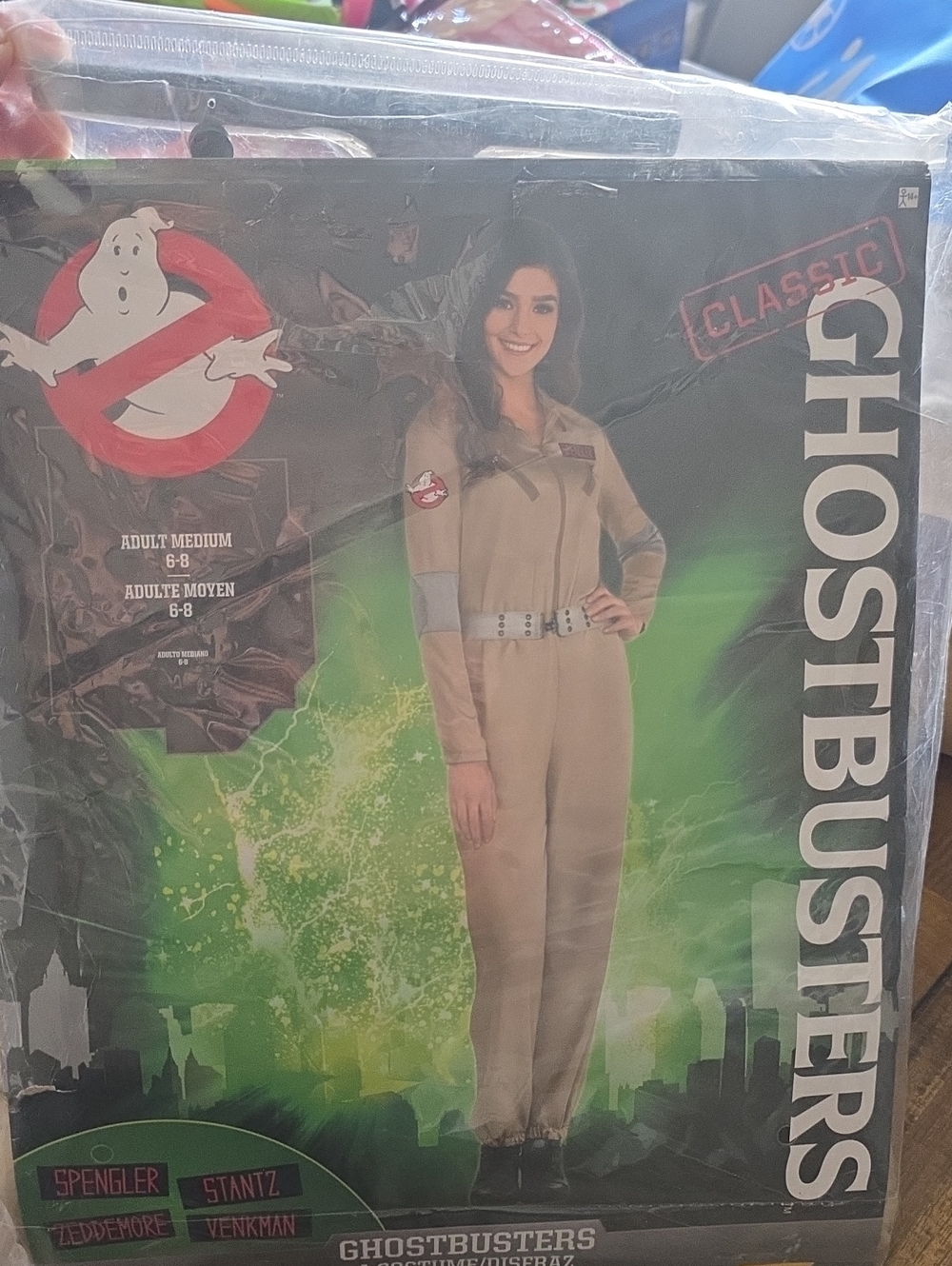 Ghostbusters Classic Beige Jumpsuit ADULT Costume